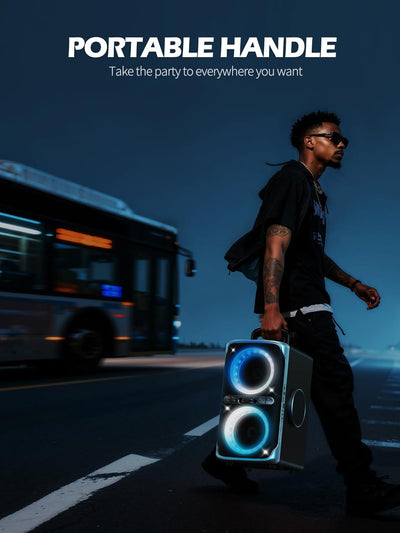 FREEPEAR Party Bluetooth Speaker - 240W Peak Loud Speaker