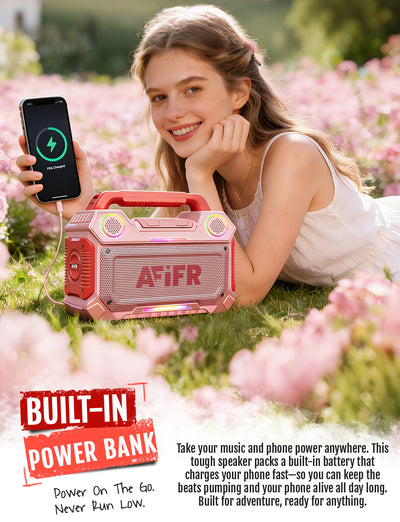 AFIFR Portable Outdoor Bluetooth Speaker 160W Loud Bass!