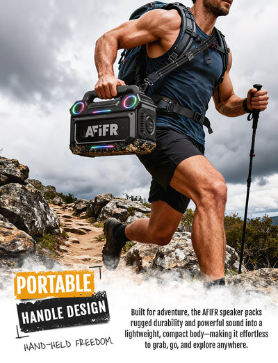 AFIFR Portable Outdoor Bluetooth Speaker 160W Loud Bass!