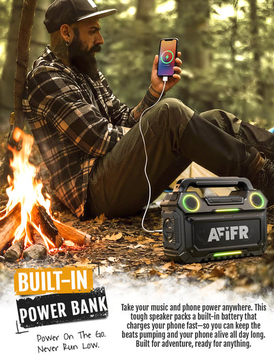AFIFR Portable Outdoor Bluetooth Speaker 160W Loud Bass!