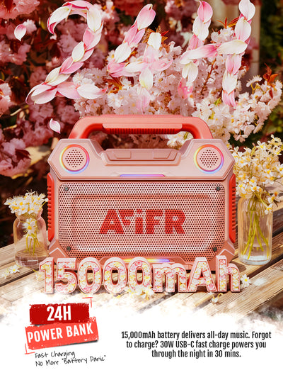 AFIFR Portable Outdoor Bluetooth Speaker 160W Loud Bass!
