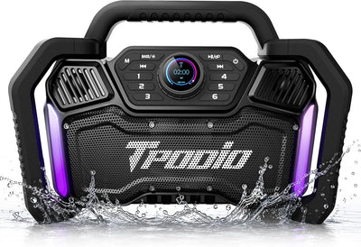 Garage 160W Outdoor Speaker Bluetooth: 120dB Fills 1200 Sq Ft