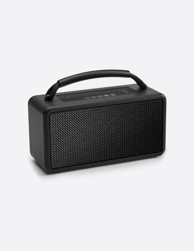 DINDIN Portable Bluetooth Speaker: 80W (Peak), 20H Playtime, Loud Wireless Wood Speakers