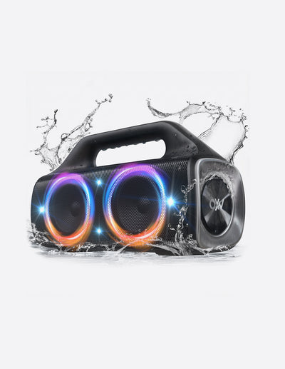 OYW Speakers, 80w (Peak) Portable Wireless Speaker with Lights