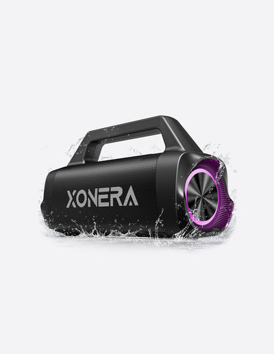 XONERA Speakers Bluetooth Wireless, 80W Peak Loud Outdoor Speaker with Bass