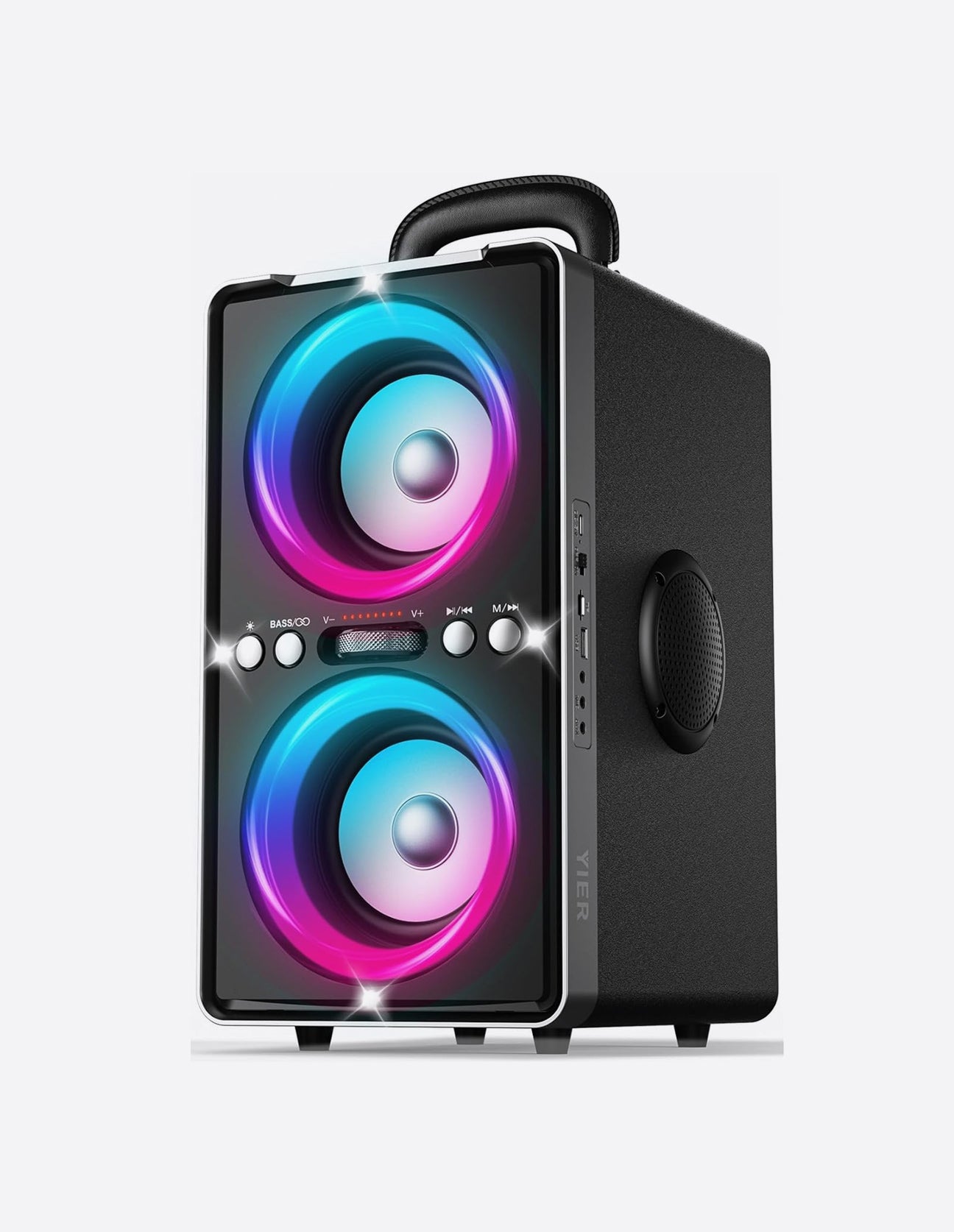 YIER Bluetooth Speaker, 200W Peak Loud Stereo with Big Bass