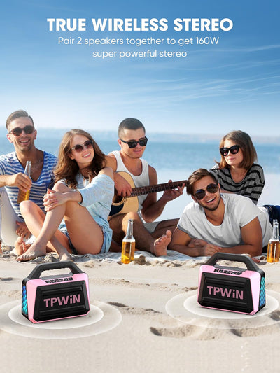 Garage Bluetooth Speaker Wireless Speaker 80W Peak
