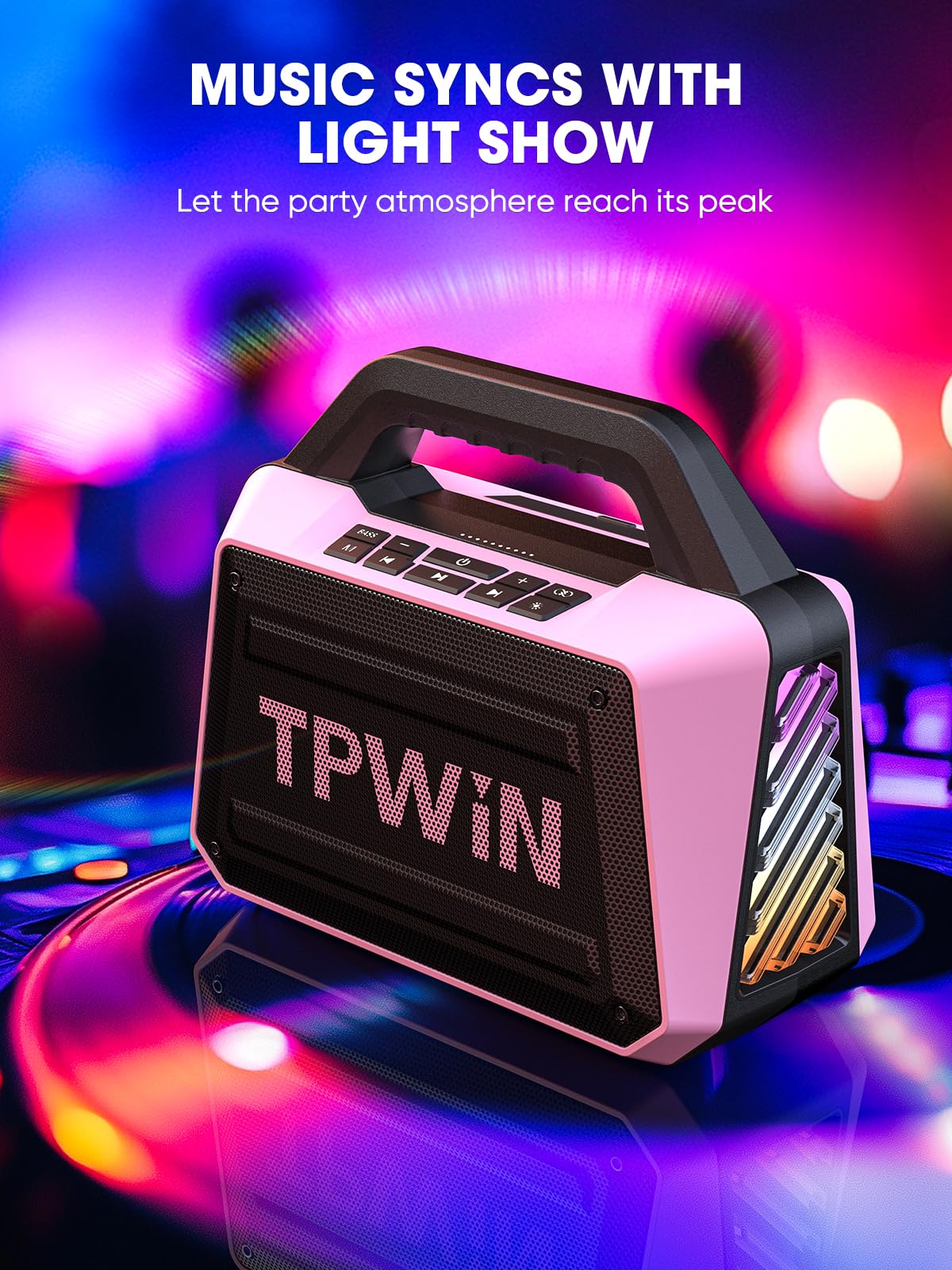 Garage Bluetooth Speaker Wireless Speaker 80W Peak