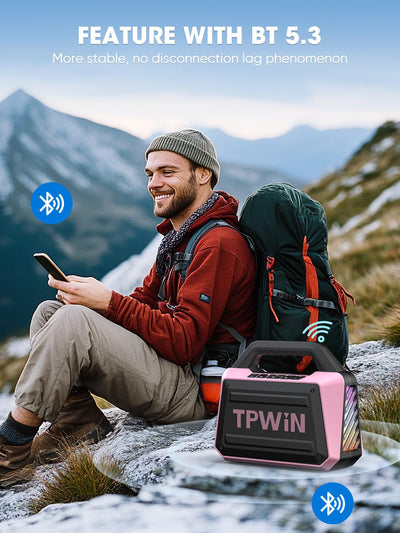 Garage Bluetooth Speaker Wireless Speaker 80W Peak